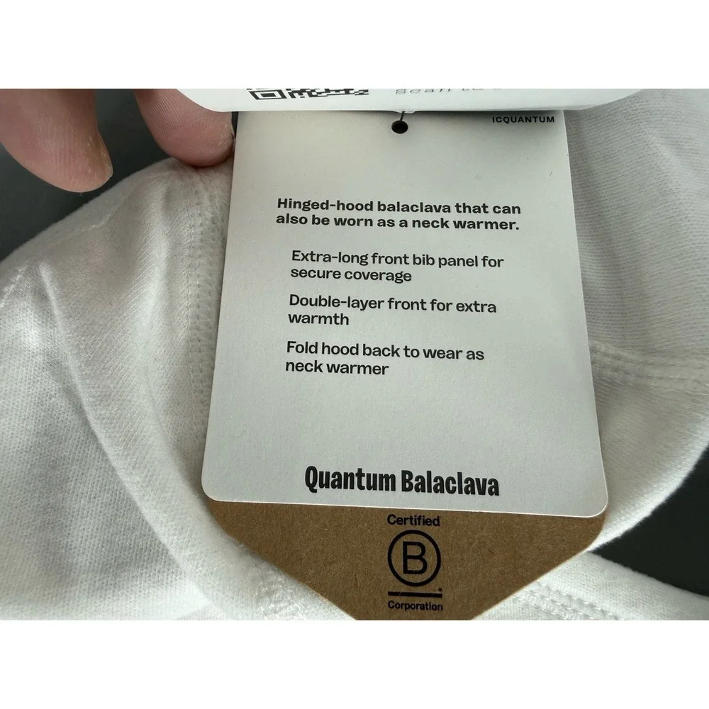Turtle Fur Comfort Lux Quantum Balaclava Breathable‎ White OS NEW